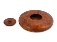 American Studio Craft Wood Turned Lidded Bowl