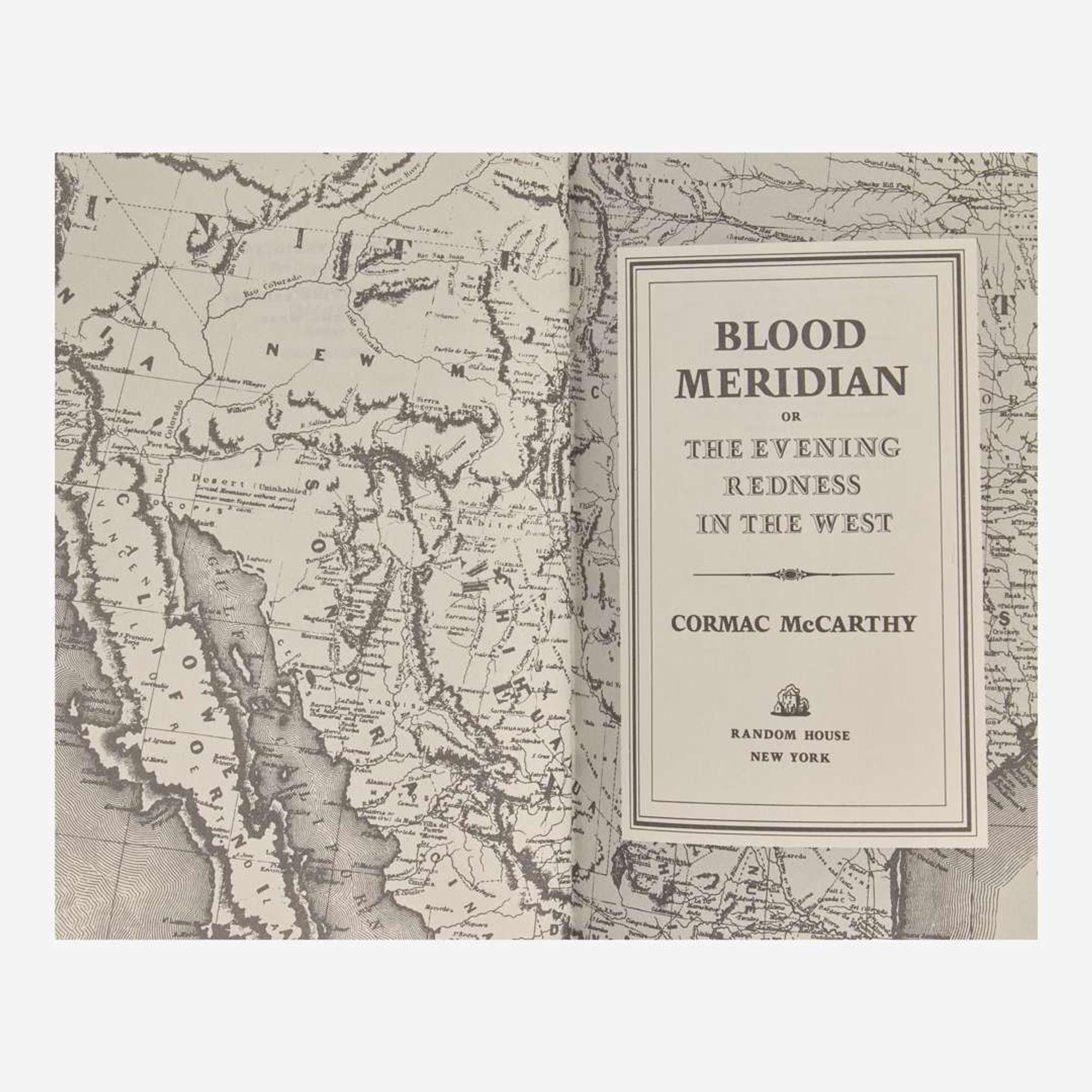 [Literature] McCarthy, Cormac Blood Meridian or the Evening Redness in the West