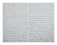 [MARITIME]. Markham, Sir Albert H. ALS on the HMS Niger describing pursuit of pirates. 1859.
