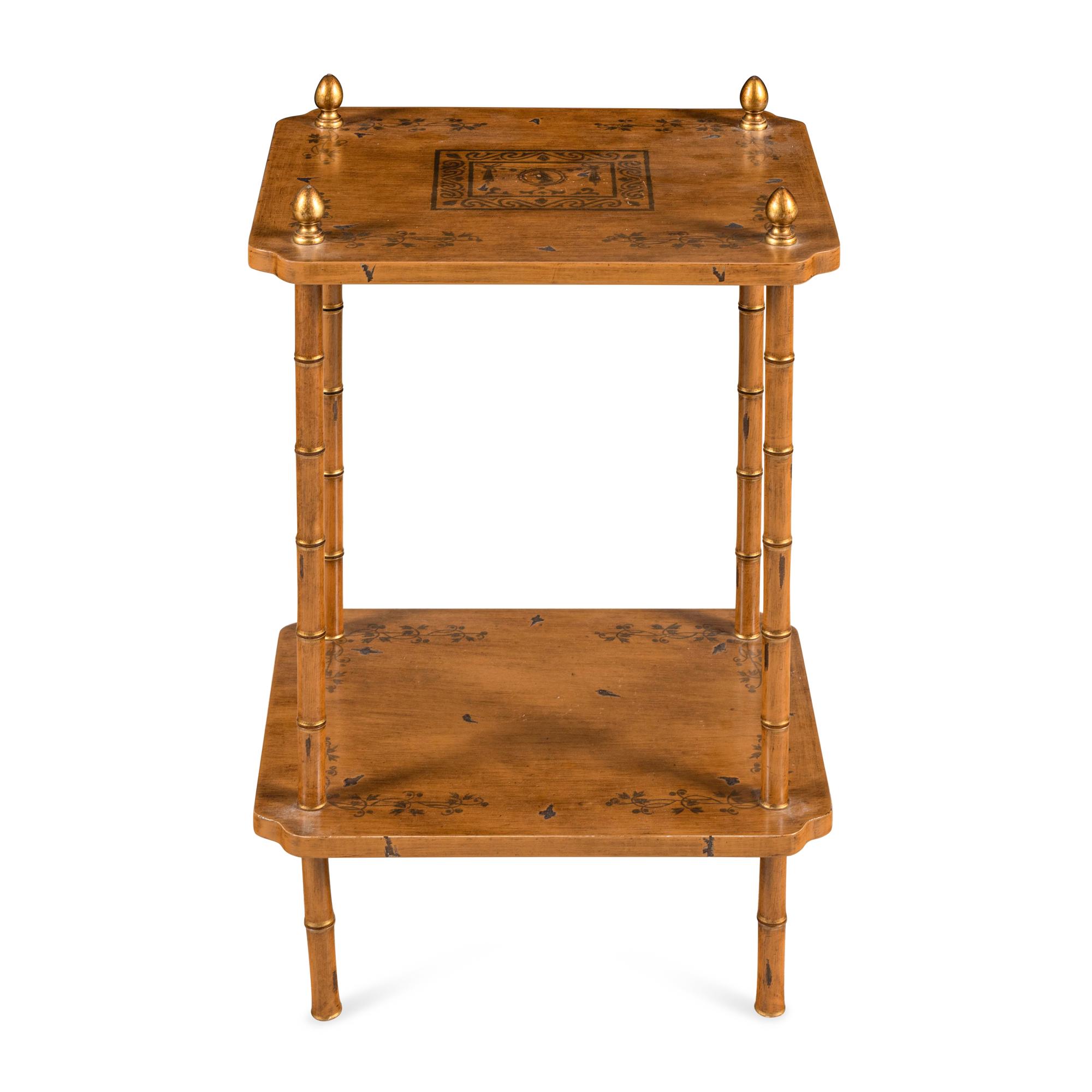 A Regency Style Painted Side Table