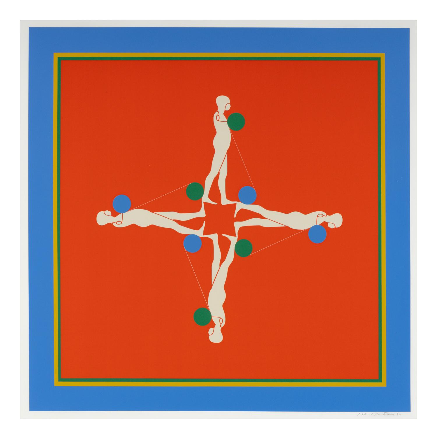 Four works from Shadows, Planes, and Targets , 1971