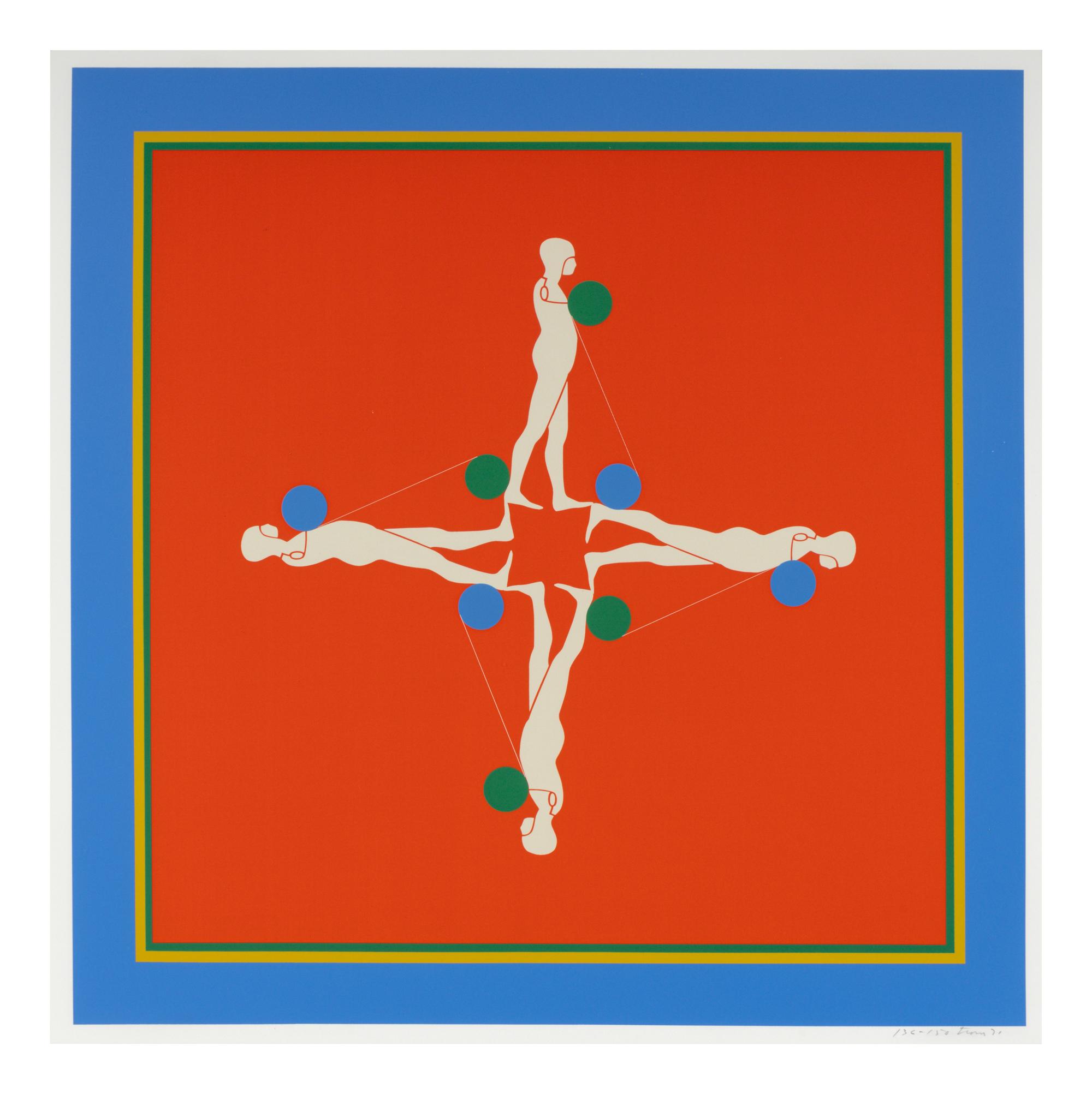 Four works from Shadows, Planes, and Targets , 1971