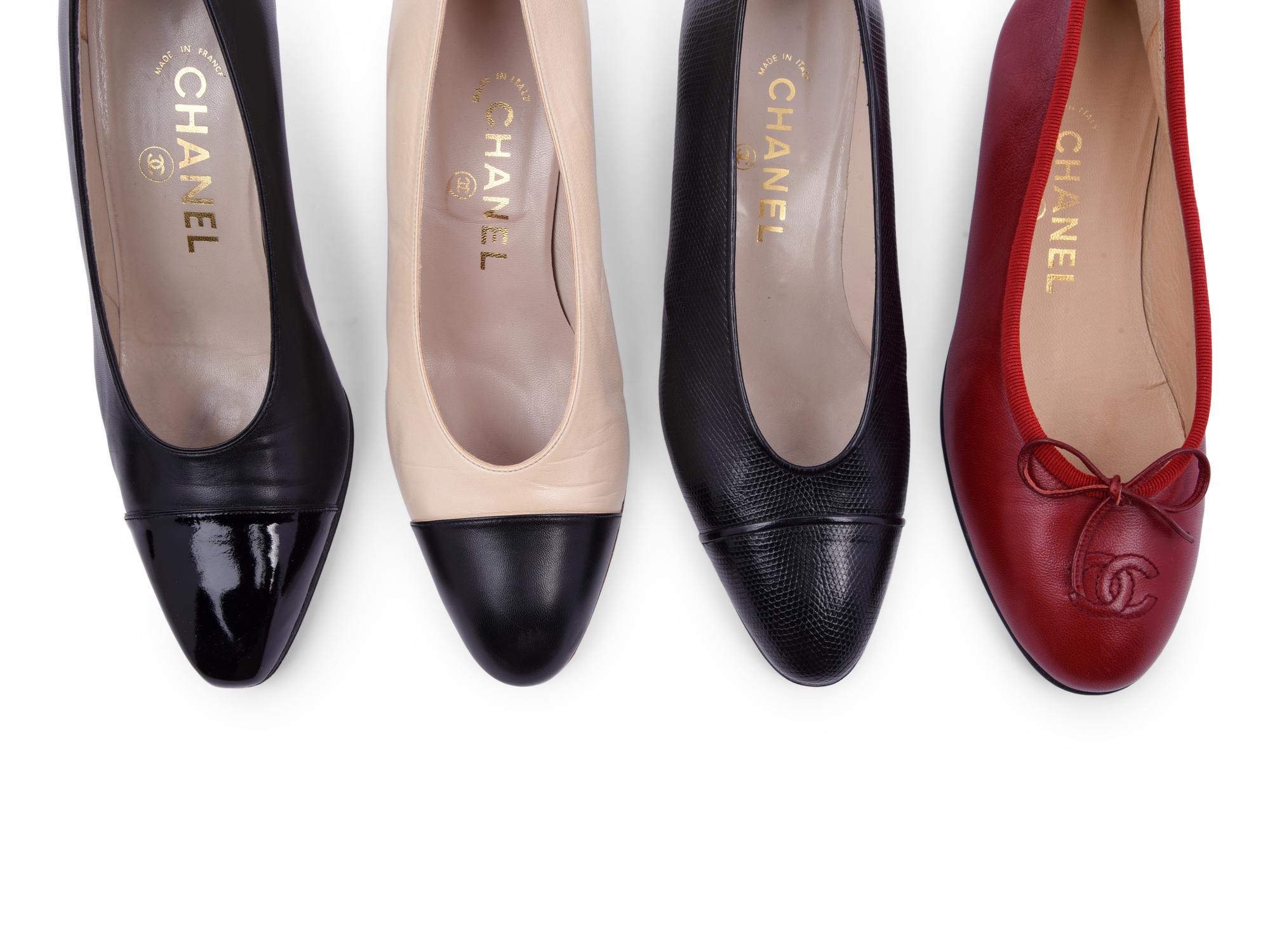 Four Pairs of Chanel Shoes, 1990s