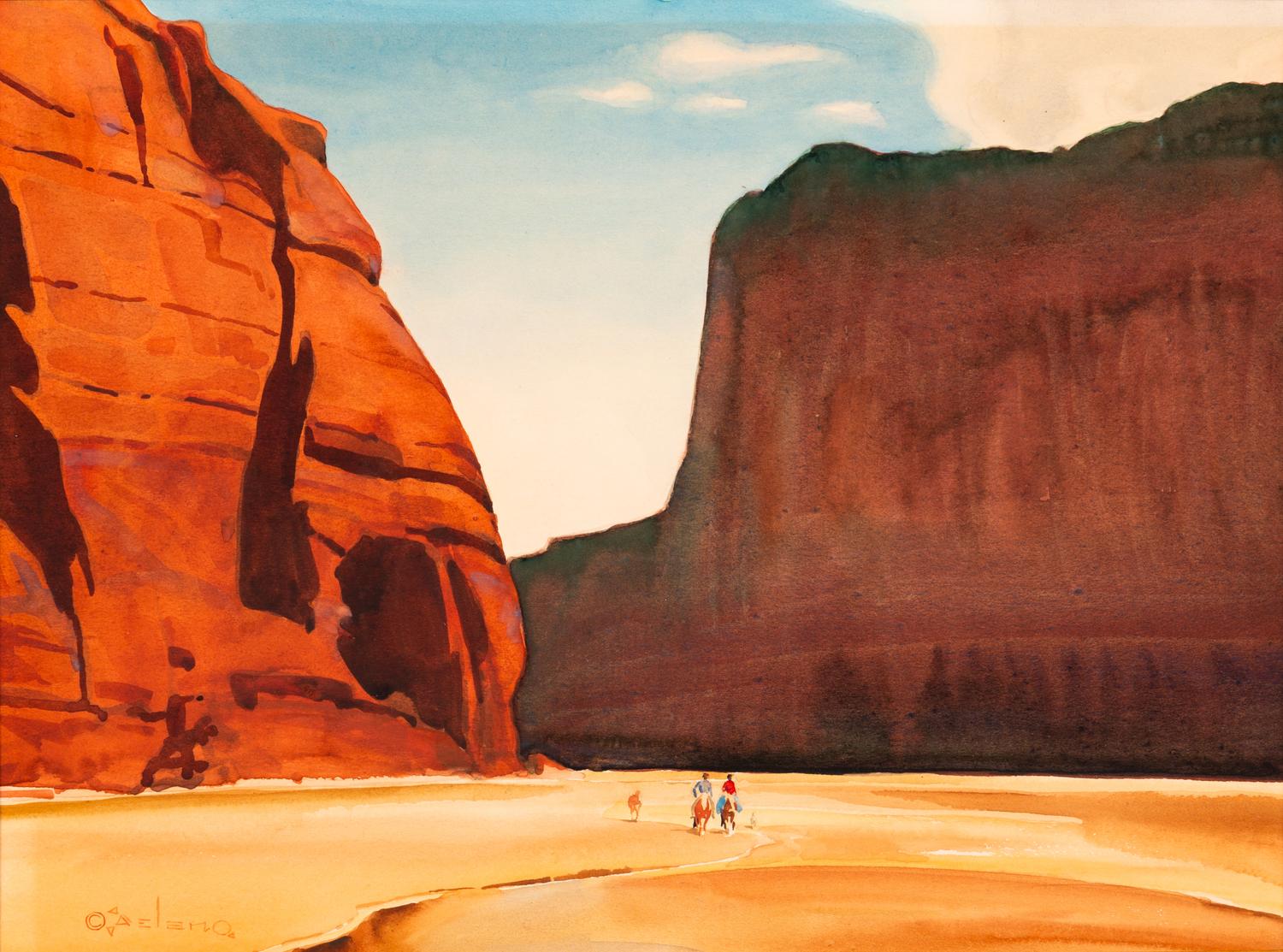 Rider Canyon de Chelly