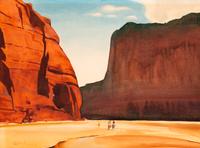 Rider Canyon de Chelly
