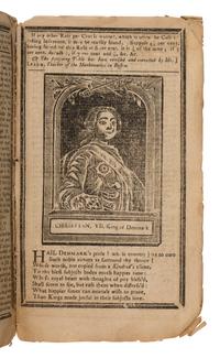 [Revere, Paul (1734-1818)]. Gleason, Ezra. The Massachusetts Calendar, or an Almanac for the Year of our Lord 1772. Boston: Printed and Sold by Isaiah Thomas, 1772.