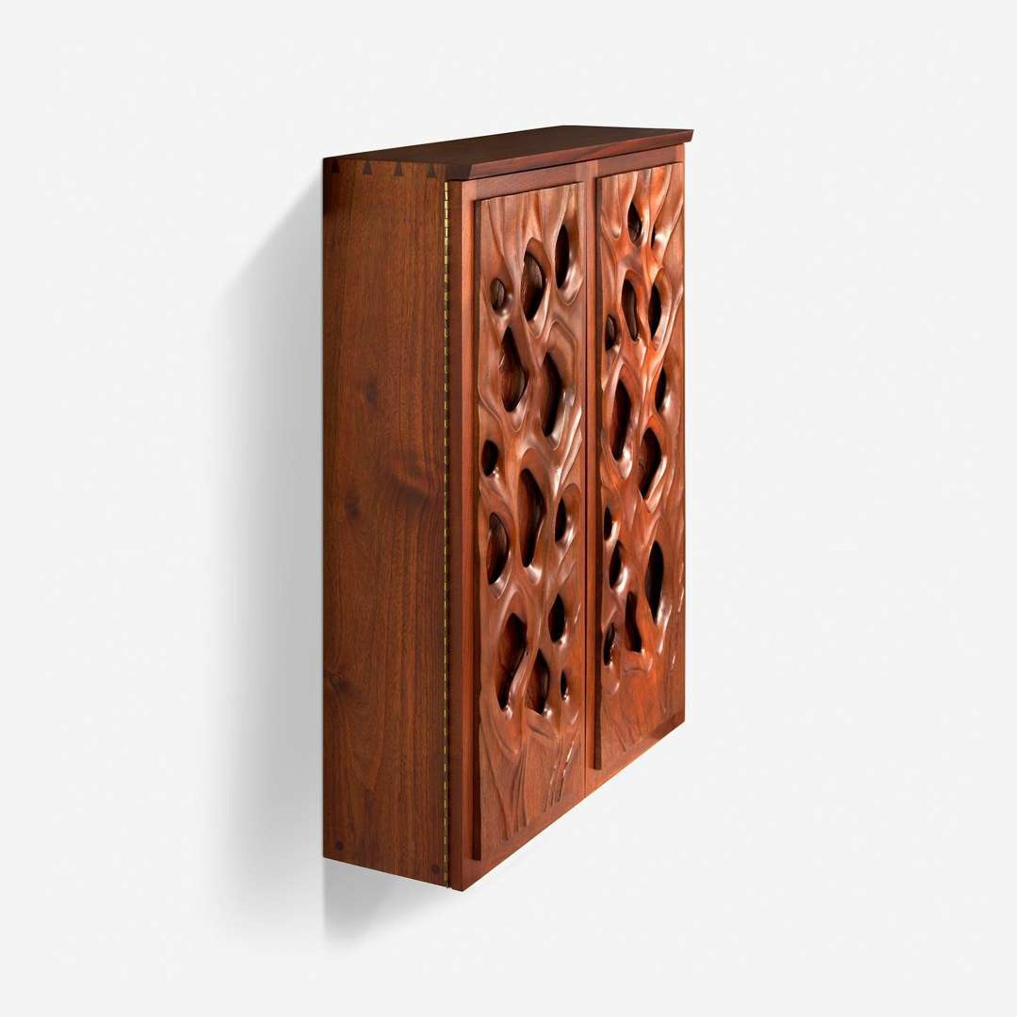 James Martin (American, 1927-2020) Wall-Hanging Cabinet, New Hope, Pennsylvania, circa 1976