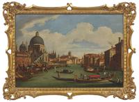 Venice, the Grand Canal with San Simeone Piccolo; together with a Companion (A Pair)