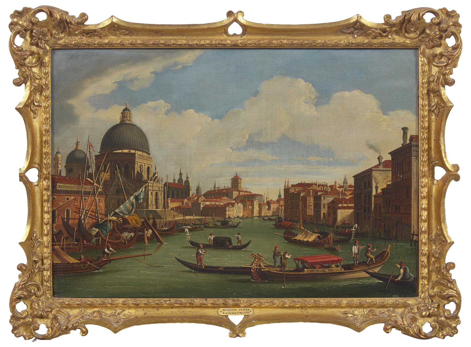 Venice, the Grand Canal with San Simeone Piccolo; together with a Companion (A Pair)