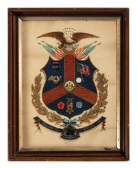 Henry C. Flick, 30th Pennsylvania Infantry Regiment (1st Pennsylvania Reserves). A group of 4 items highlighted by identified corps badge, comprising: