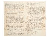 [SLAVERY & ABOLITION]. A group of 2 documents related to the enslavement of individuals in the Carolinas, including a rare North-Carolina Mutual Life Insurance Company form used to insure the life of an enslaved person.