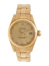 ROLEX, REF. 6917 18K YELLOW GOLD 'OYSTER PERPETUAL DATEJUST' WRISTWATCH, CIRCA 1979