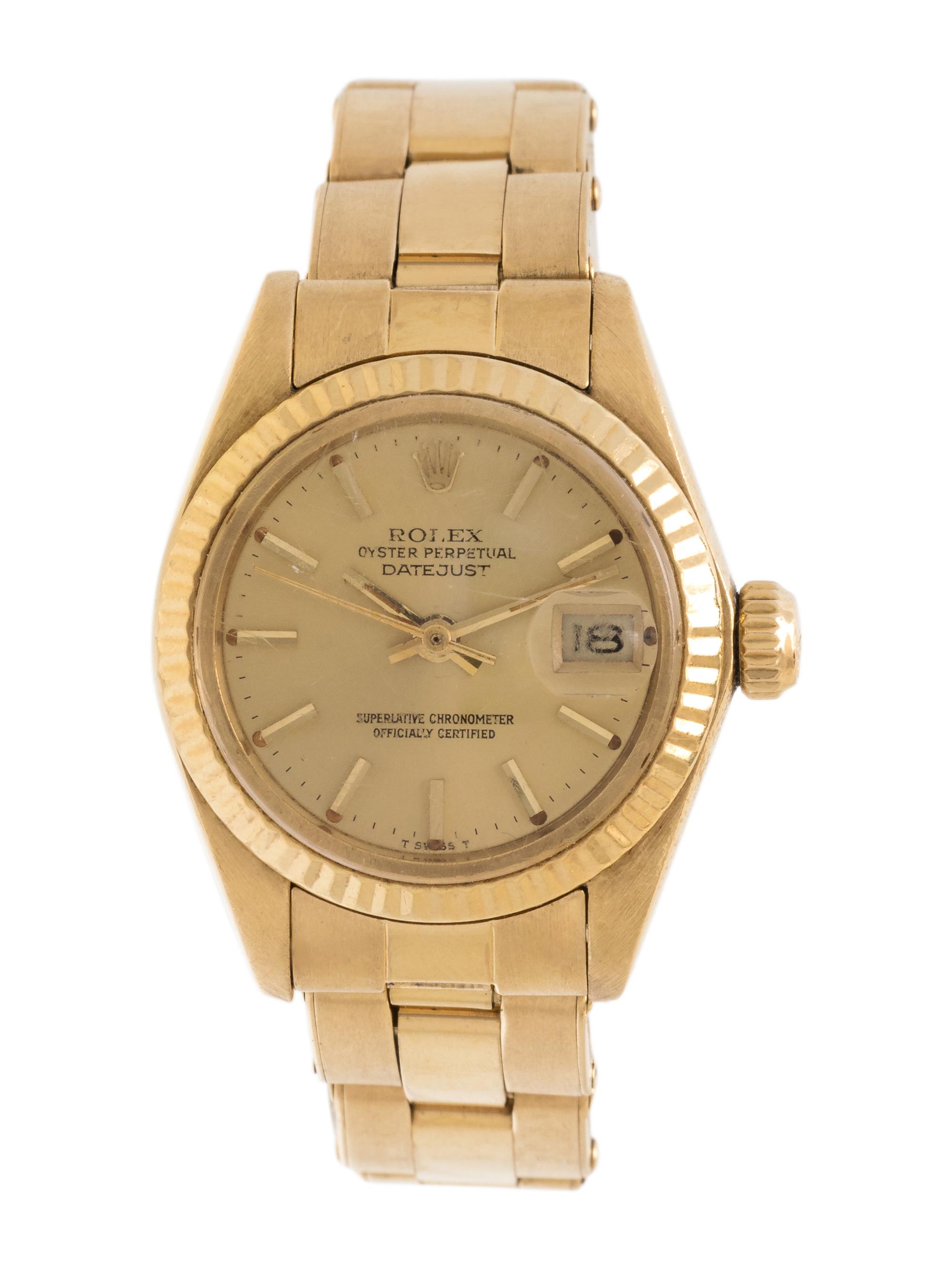ROLEX, REF. 6917 18K YELLOW GOLD 'OYSTER PERPETUAL DATEJUST' WRISTWATCH, CIRCA 1979