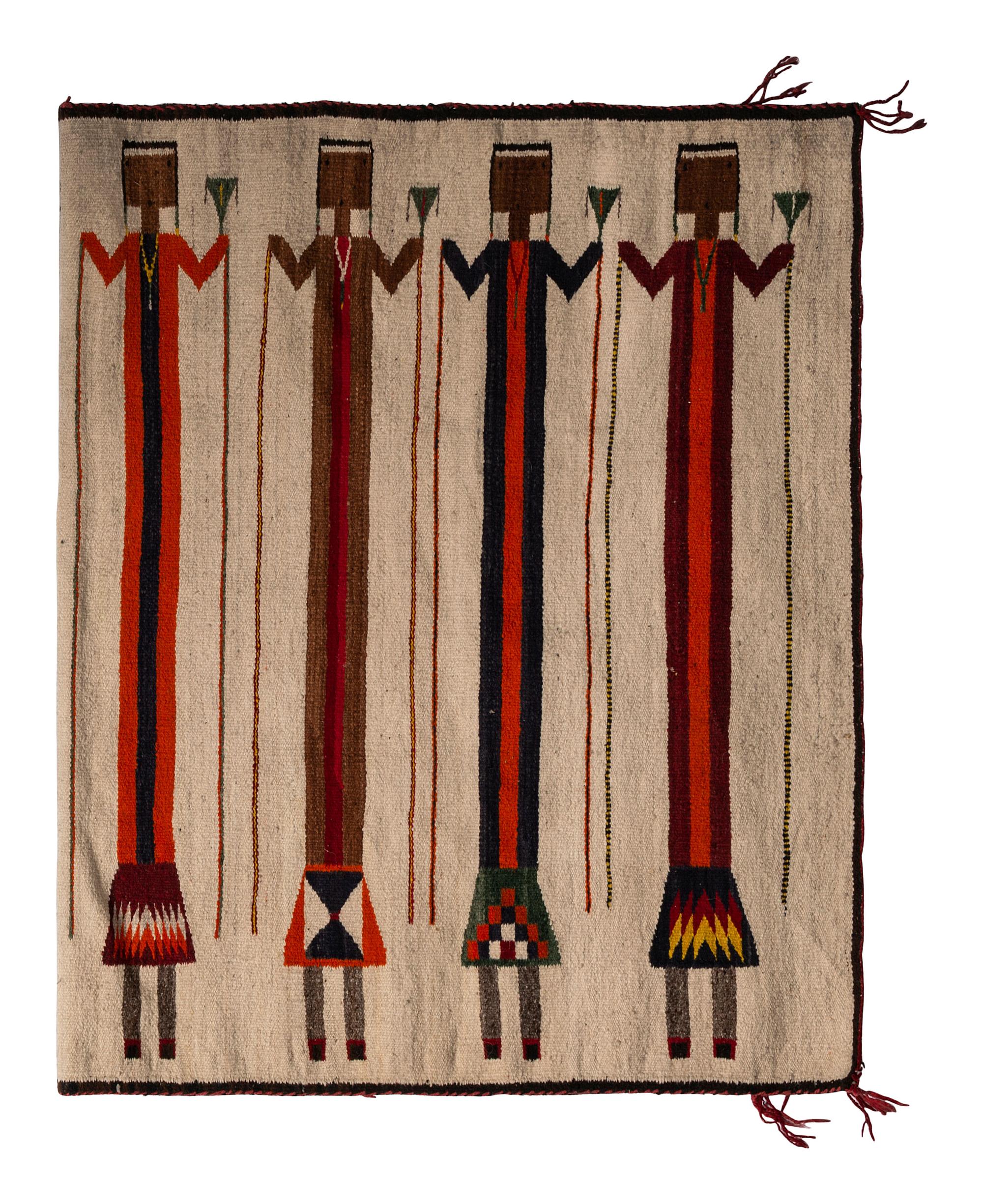 Navajo Yei Weaving / Rug