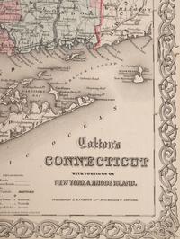 A Group of Three Maps of North Carolina, Connecticut and Georgia