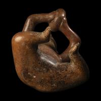 A Colima Terracotta Seated Figure