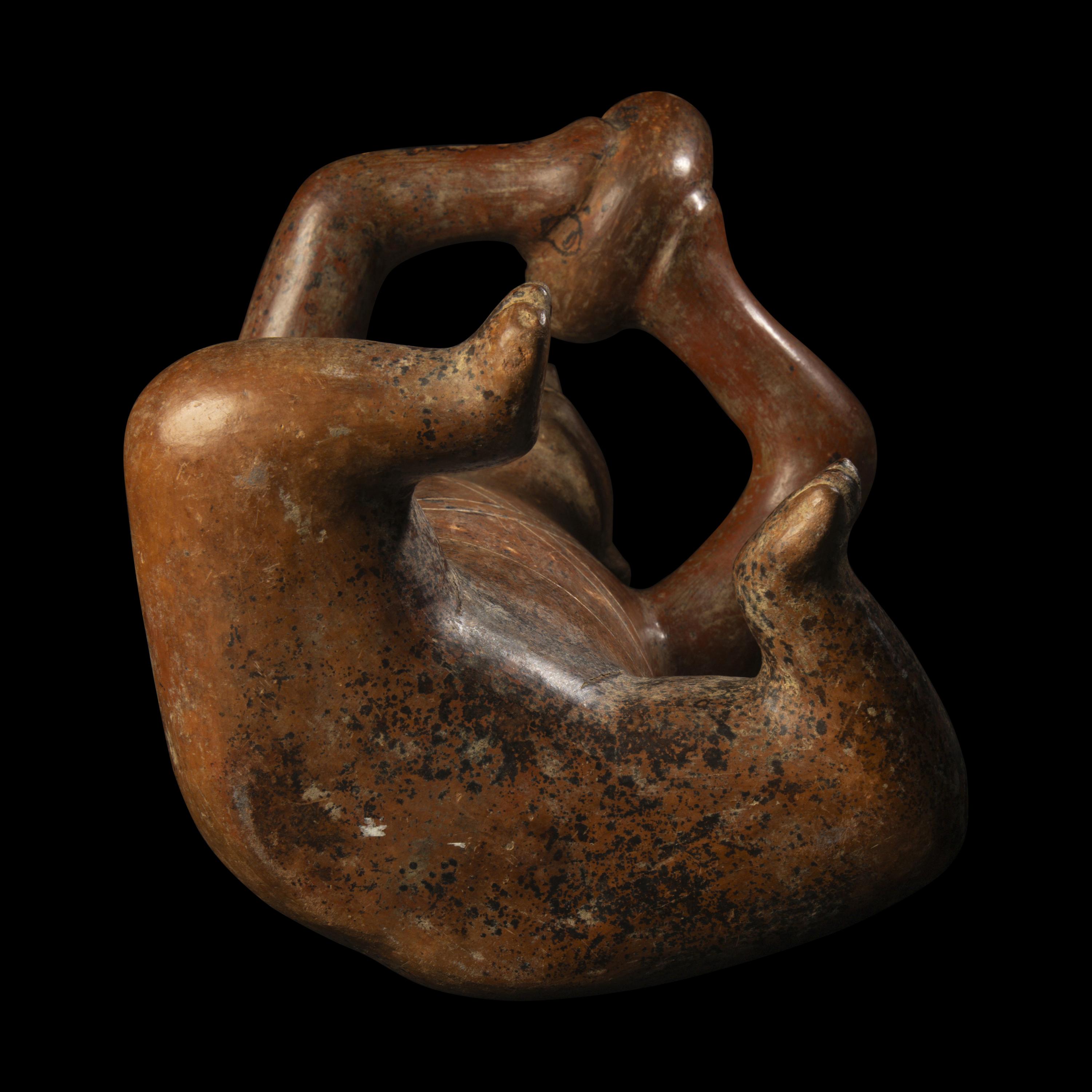 A Colima Terracotta Seated Figure