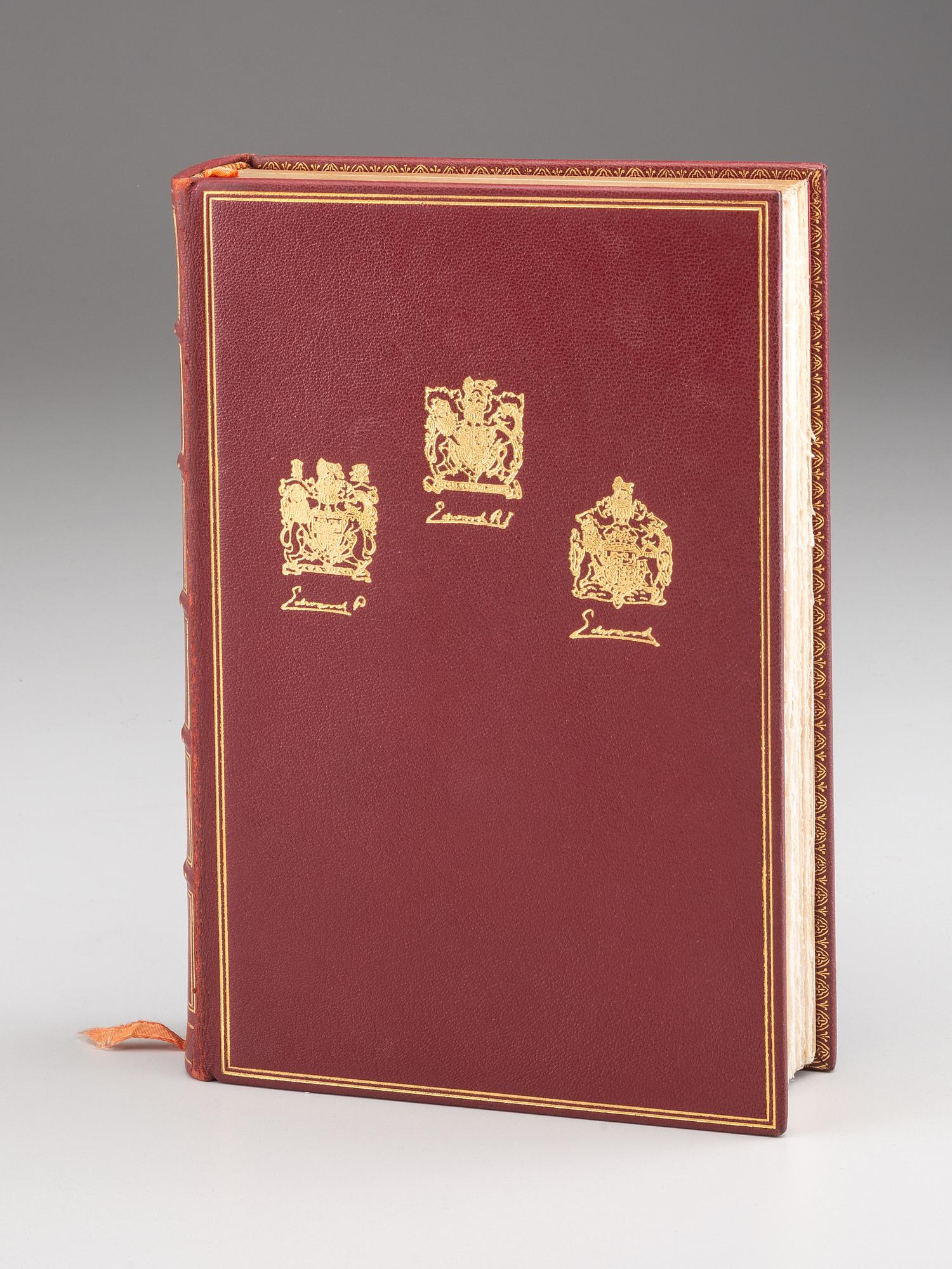 [ROYALTY]. WINDSOR, Edward, Duke of (1894-1972, "Edward VIII, King of England"). A King's Story: The Memoirs of the Duke of Windsor. New York: G.P. Putnam's Sons, 1951. LIMITED EDITION SIGNED BY EDWARD.