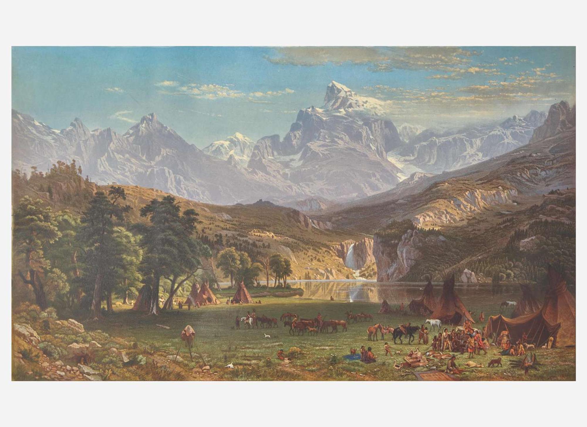 [Prints] Bierstadt, Albert: The Rocky Mountains, Lander's Peak