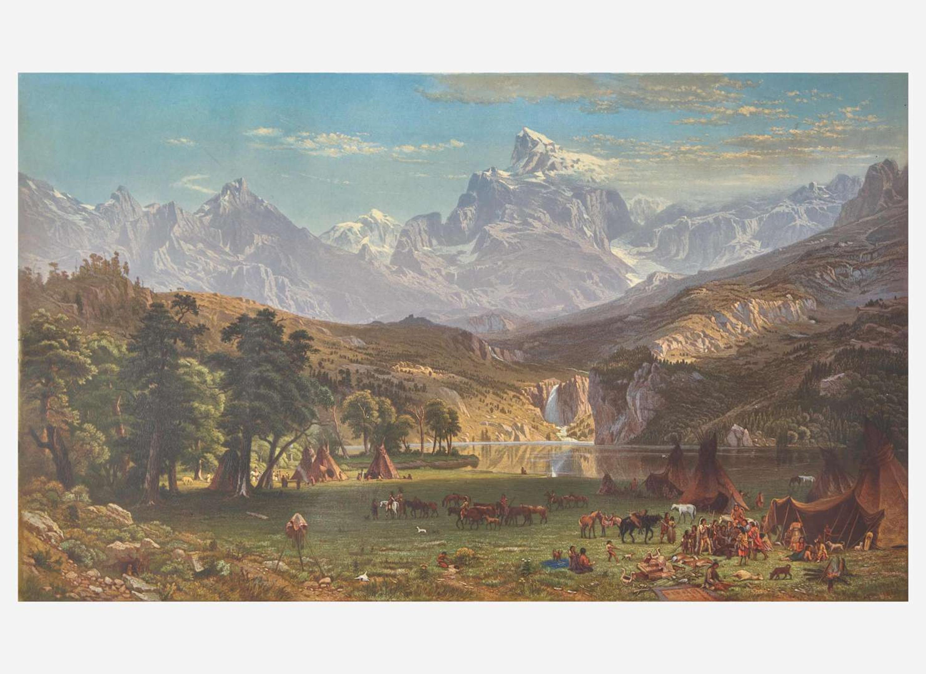 [Prints] Bierstadt, Albert: The Rocky Mountains, Lander's Peak