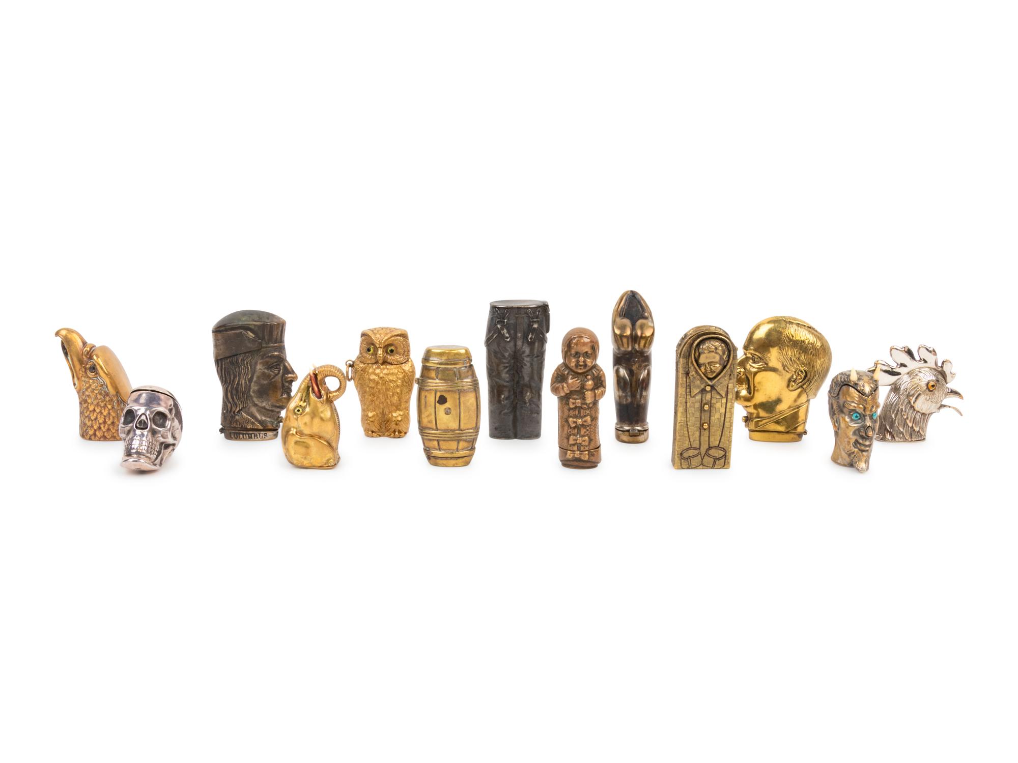 A Collection of Twenty-Four Match Safes