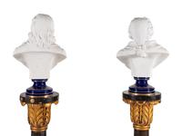 Two Sèvres Bisque Porcelain Busts