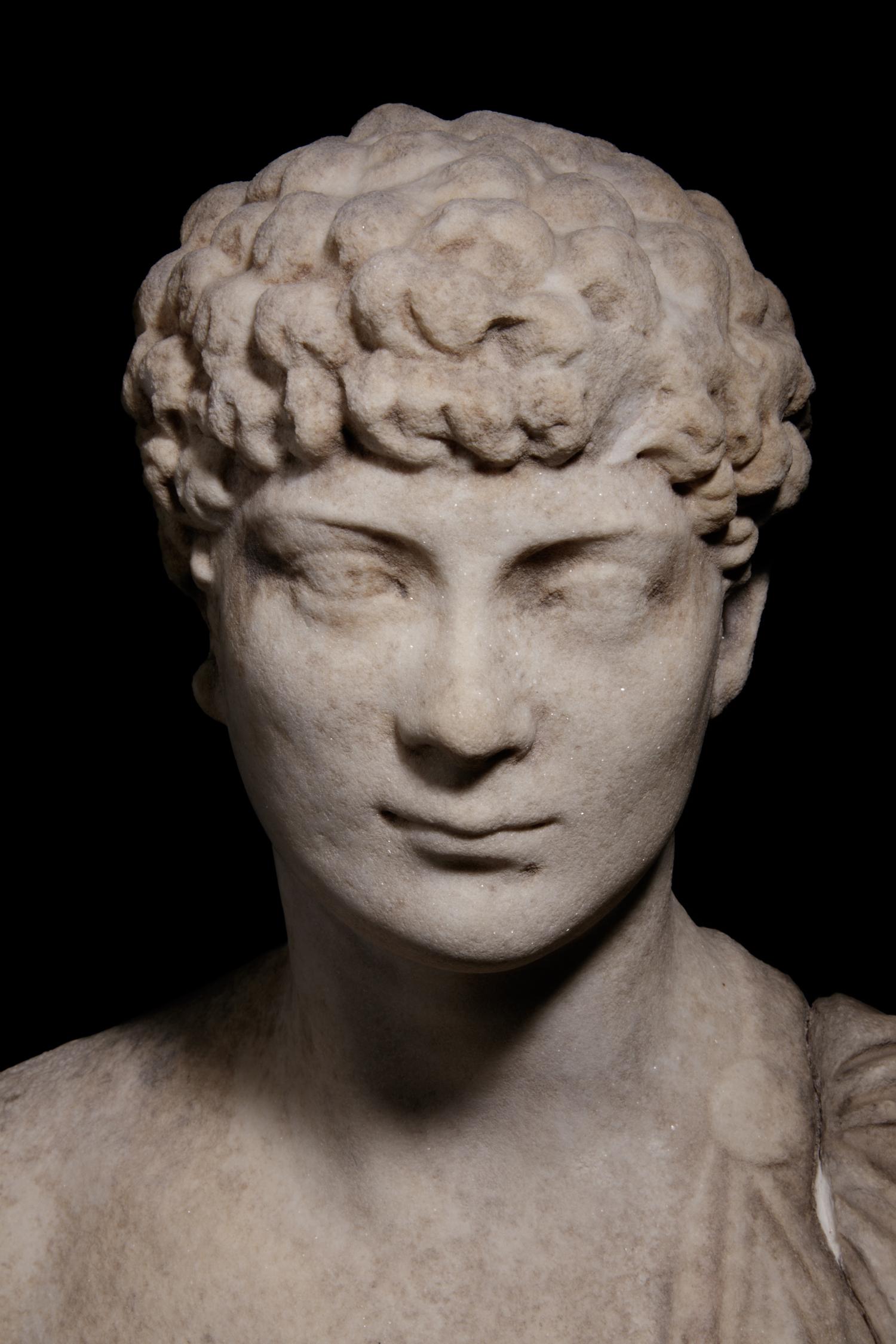 A Roman Marble Portrait Bust of a Man
