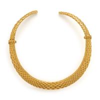 Judith Lieber, Yellow Gold Collar Necklace