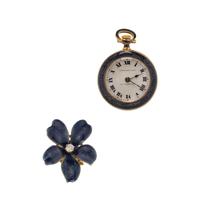 TIFFANY & CO., HAAS SUISSE, LAPEL PIN POCKET WATCH