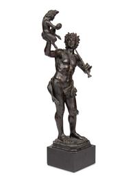 A Grand Tour Bronze Figural Group