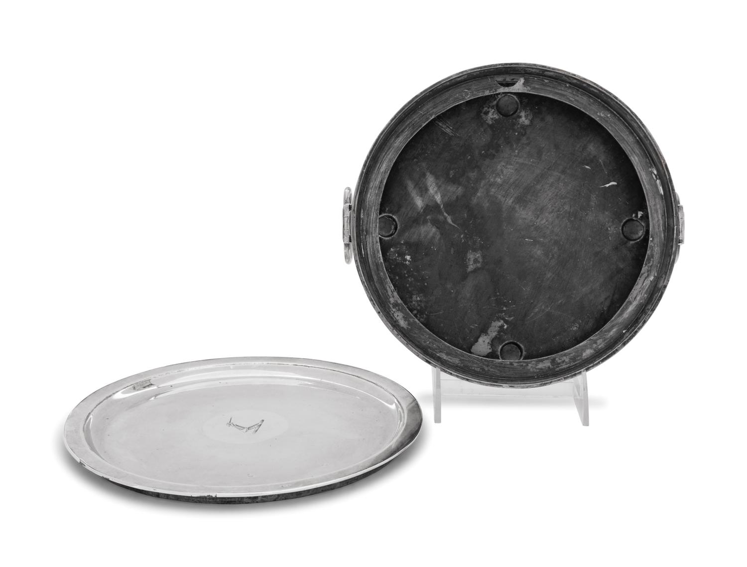 A Pair of Sheffield-Plate Warming Stands
