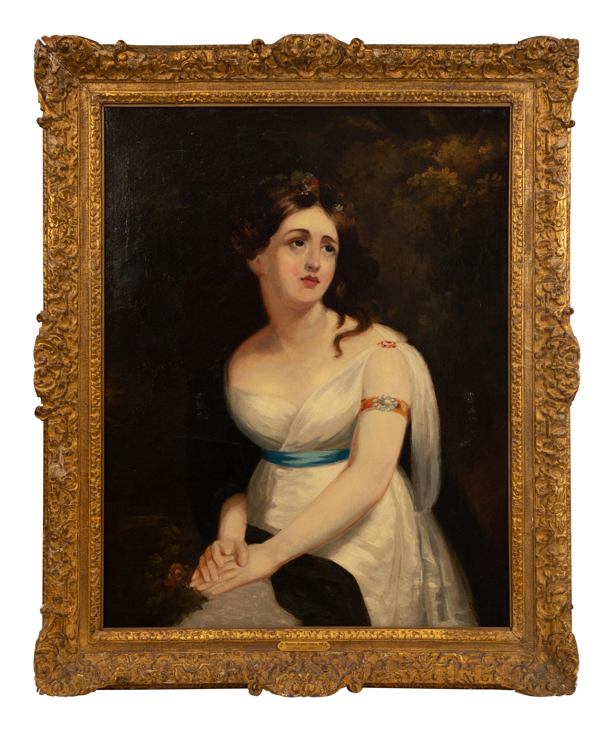 Lady Emma Hamilton as Ophelia