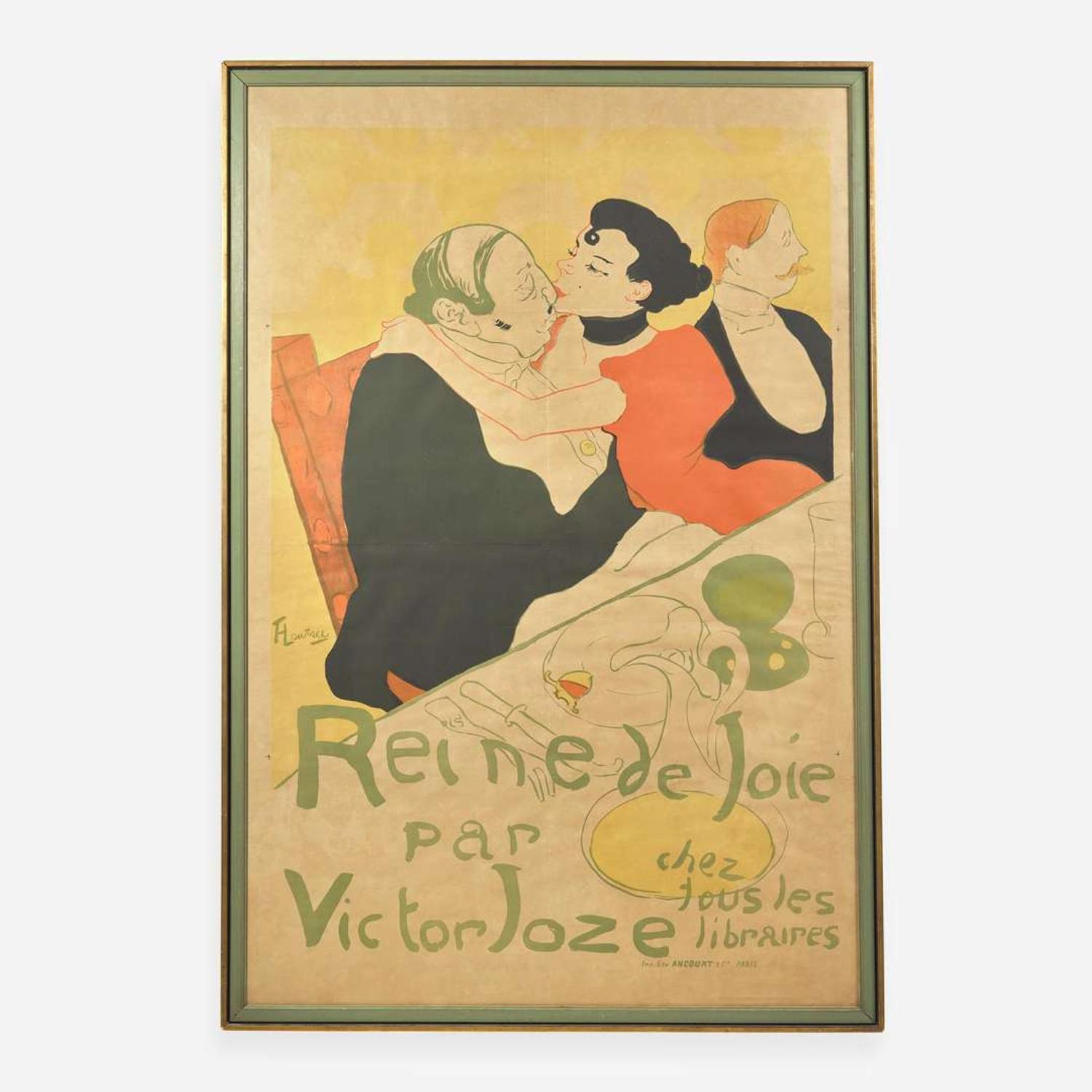 [Posters] T(oulouse)-Lautrec, H(enri de) Reine de Joie