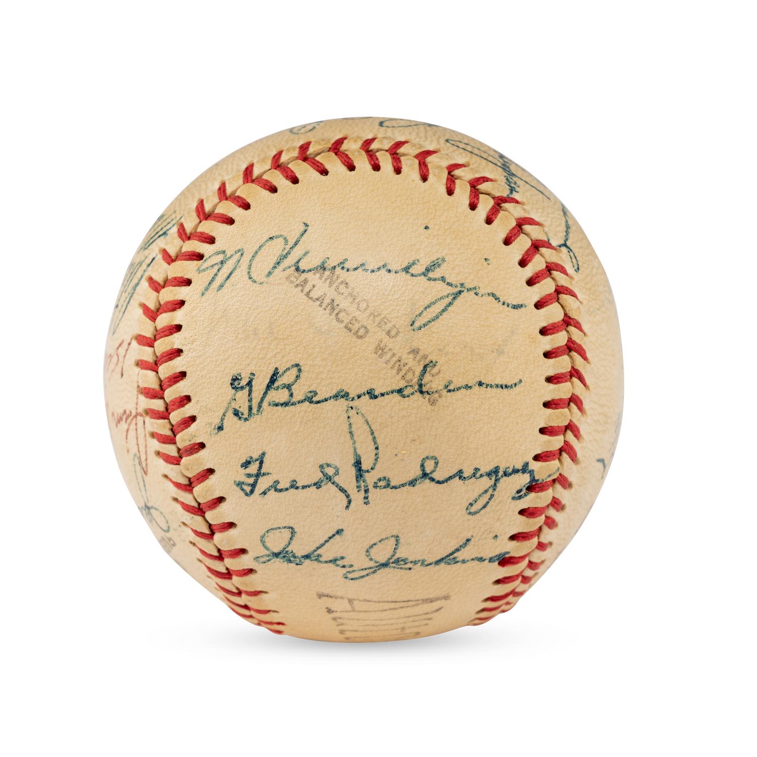 A 1957 Minneapolis Millers Team Signed Autograph Baseball
