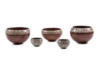 Maricopa Redware Pottery Bowls
