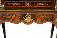 A Louis XV Style Gilt Bronze Mounted Marquetry Bonheur du Jour