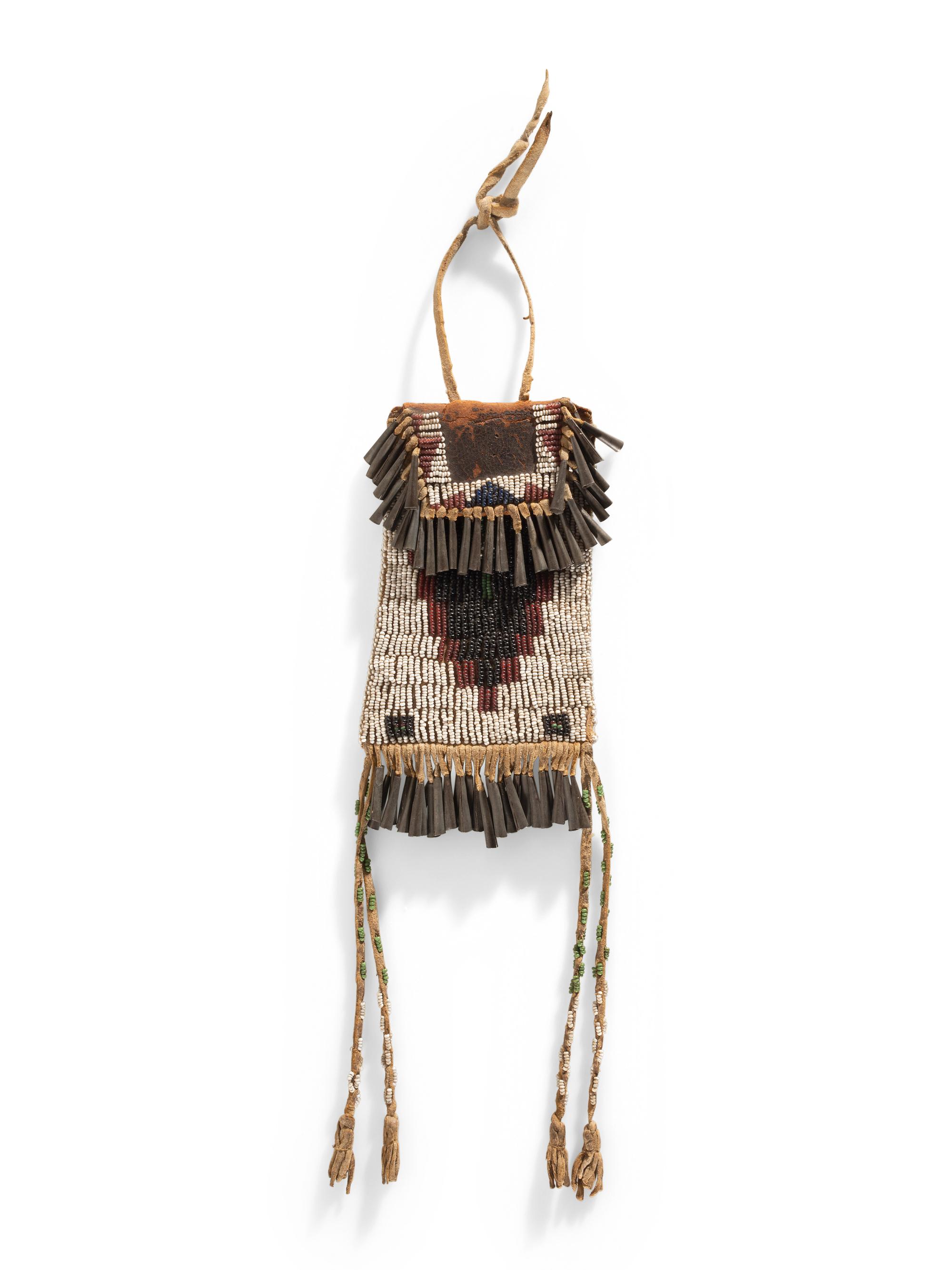 Apache Beaded Hide Strike-a-Light