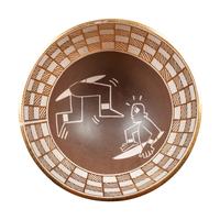 Polychrome Pottery Bowl, "Paradox"