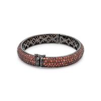 COLORED SAPPHIRE BANGLE BRACELET