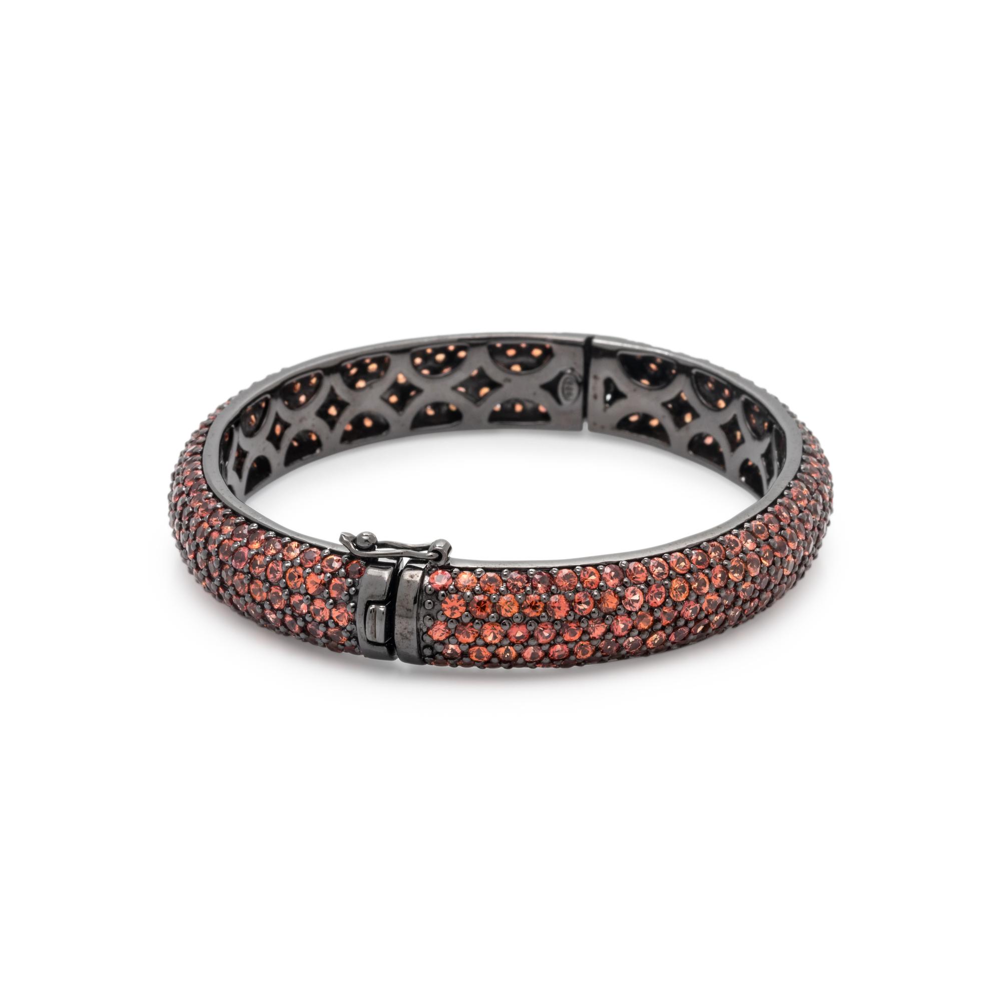 COLORED SAPPHIRE BANGLE BRACELET