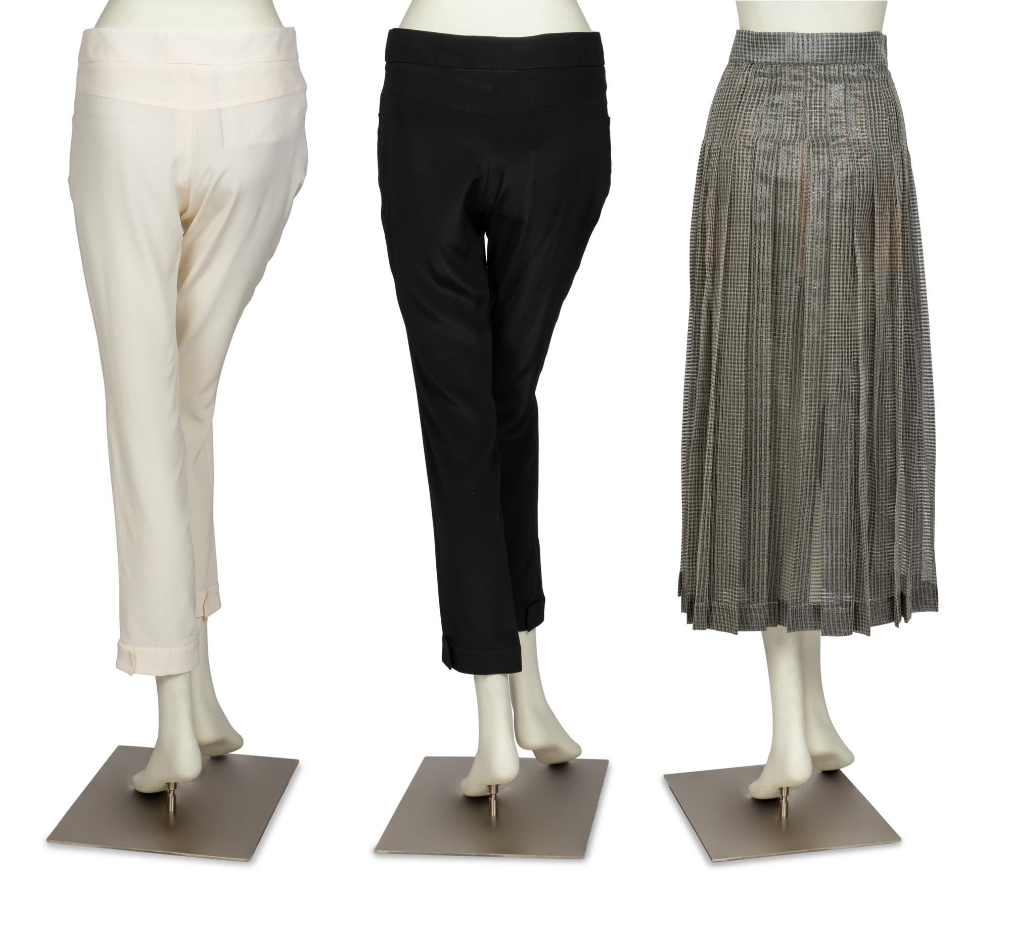 Four Chanel Items: Two Pants, One Skirt, One Belt, 2013-17
