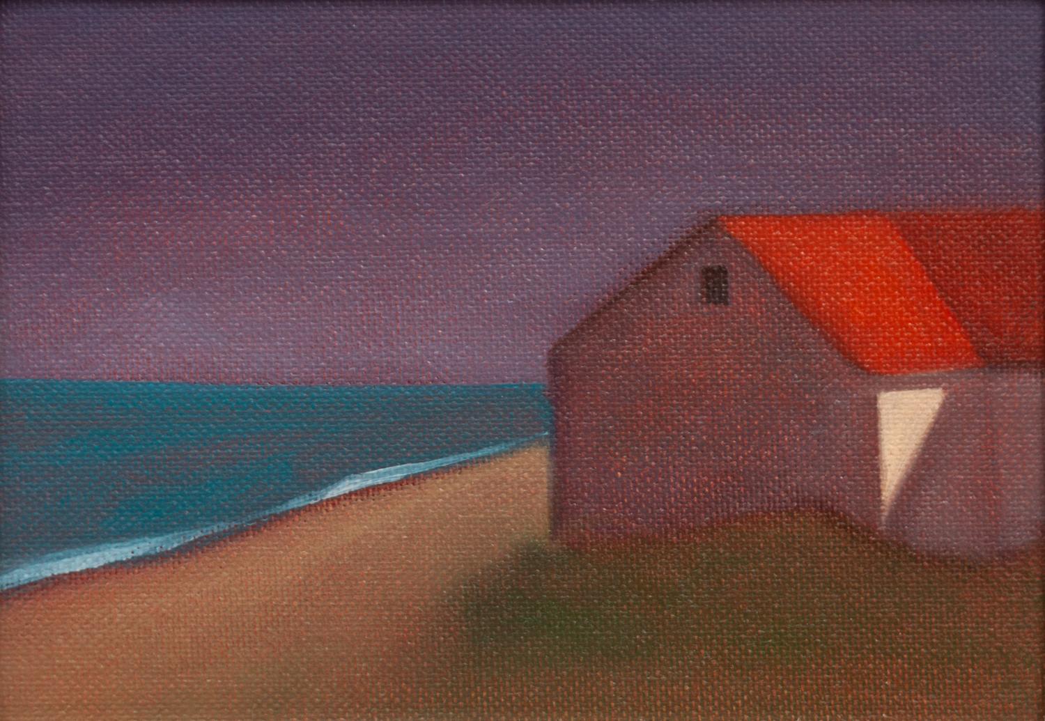 Two Works: Island House , 1992 and Red Door , 1991