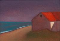Two Works: Island House , 1992 and Red Door , 1991