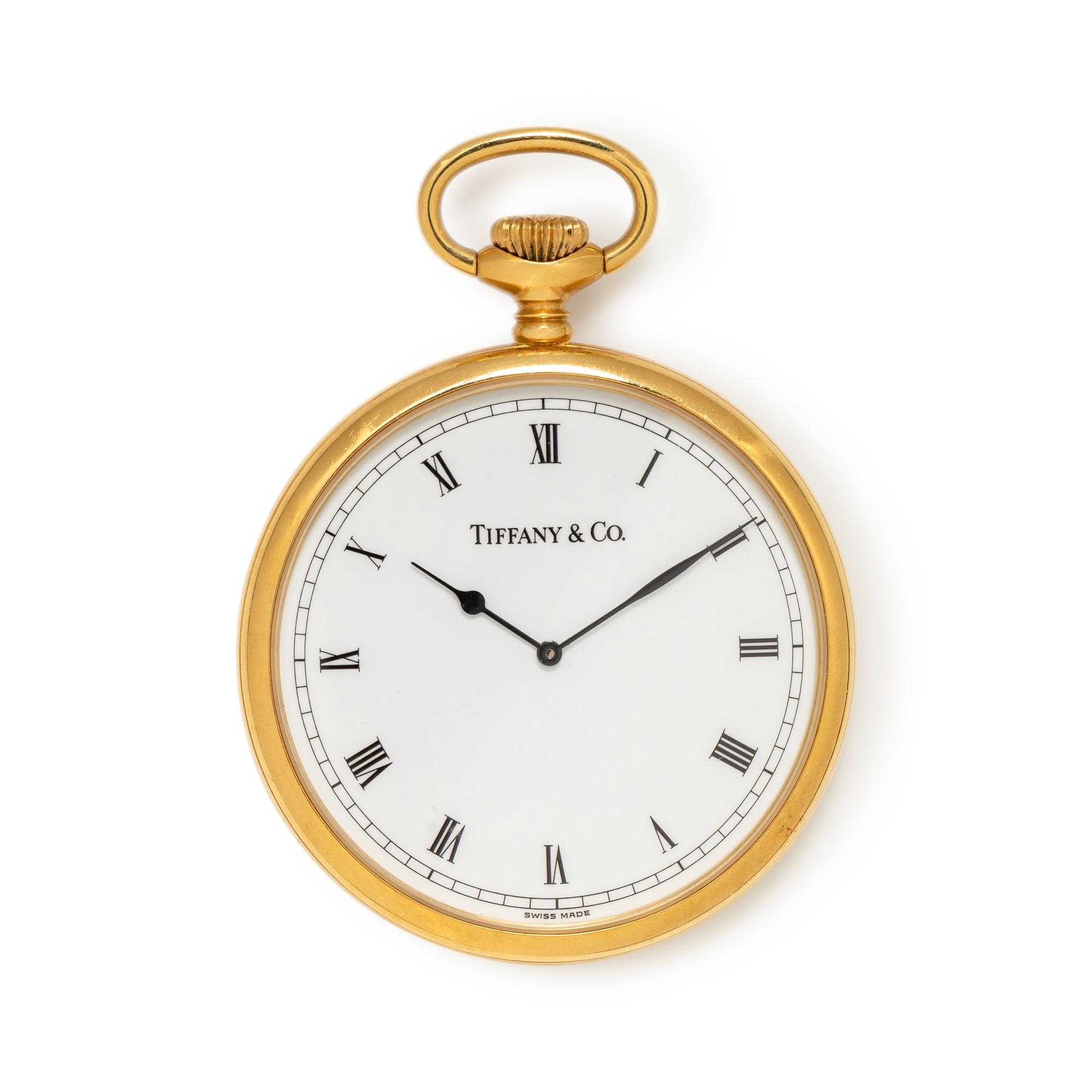 TIFFANY & CO., YELLOW GOLD POCKET WATCH