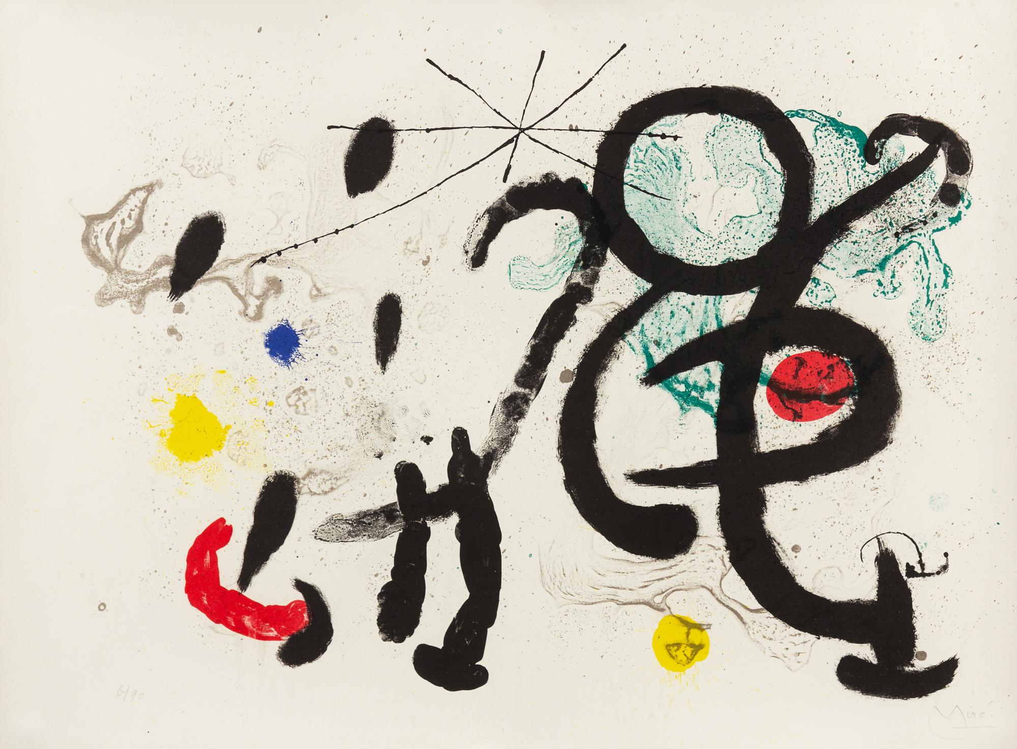 Joan Miró, (Spanish/French, 1893-1983), Danse Barbare, 1963