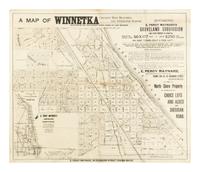 [MAPS]. A group of 3 early subdivision maps of Winnetka, Illinois, comprising: