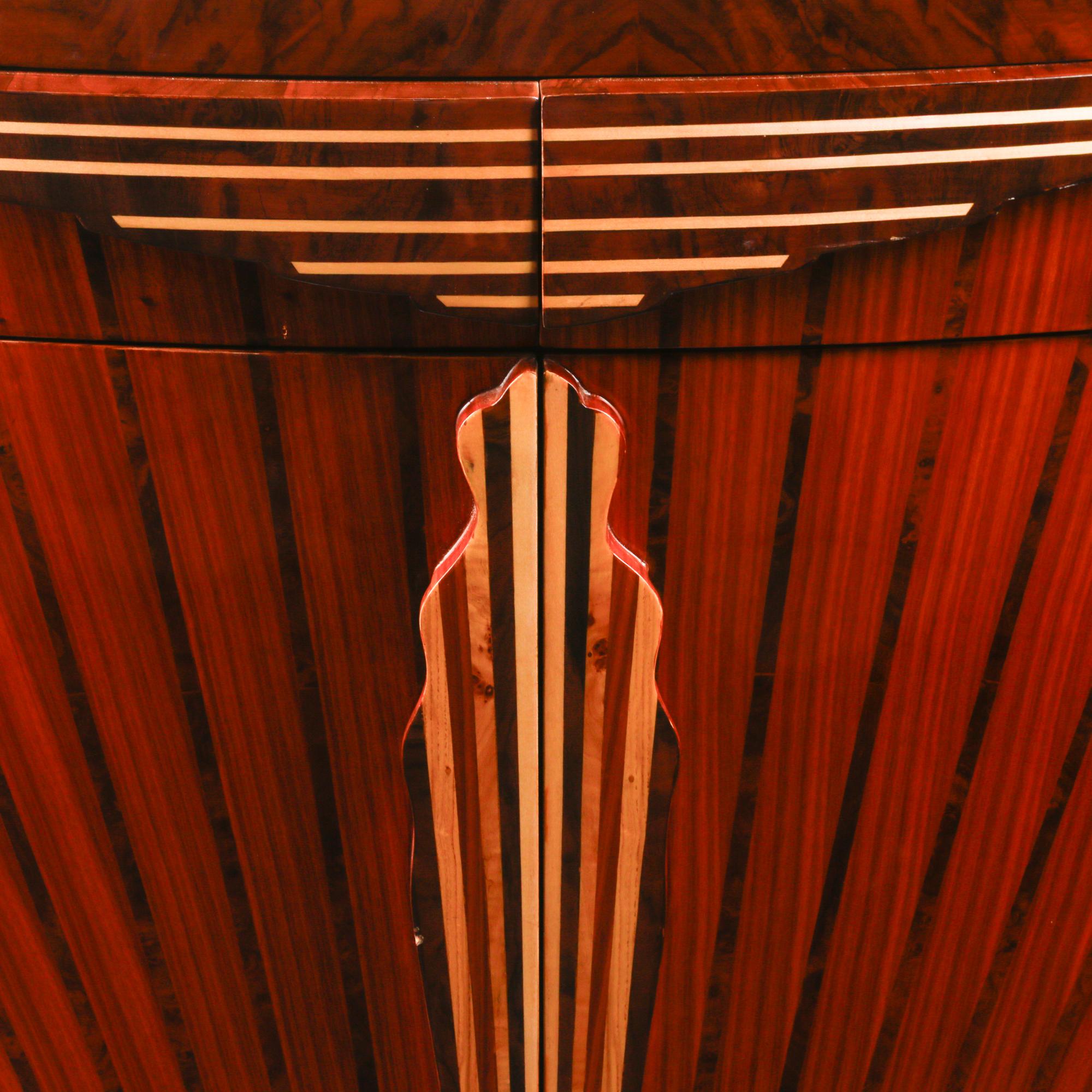 An Art Deco Style Console Cabinet