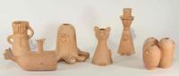 A Collection of Pottery Articles Diameter of largest 14 1/4 inches. — David Stewart