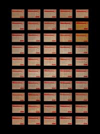 A Partial Set of 1954 Bowman Baseball Cards (153/224)