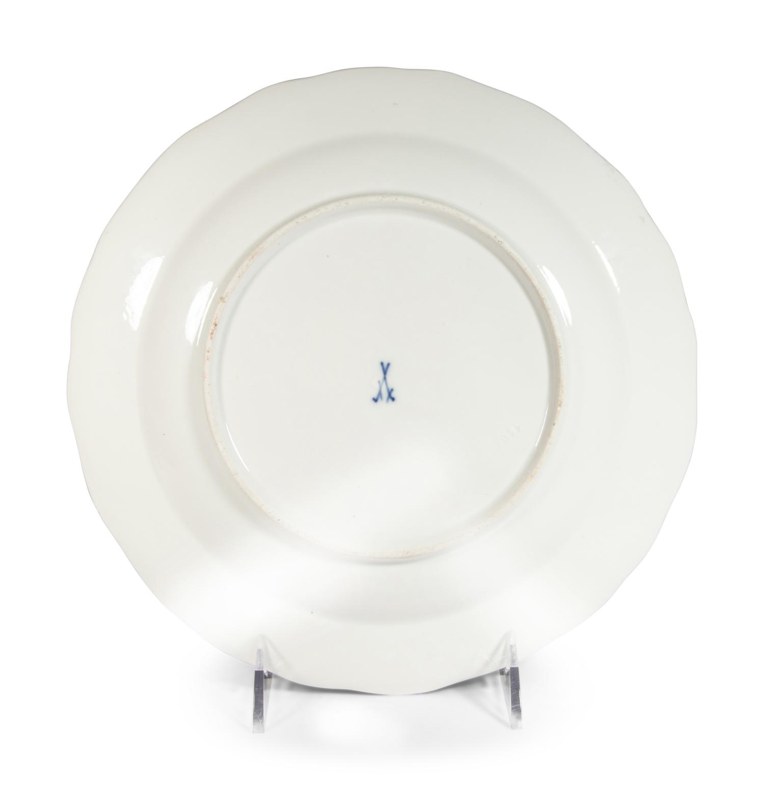 A Pair of Meissen Porcelain Plates